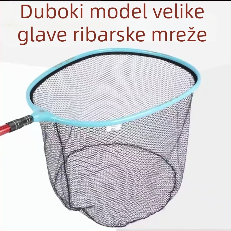 Glava mreže za hvatanje velikih riba – silikonska mreža, nosivost 30, dubina 50, šifra 0200
