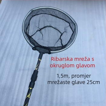 Automatska trokutasto sklopiva mreža za ulov ribe od aluminijske legure s integriranom glavom