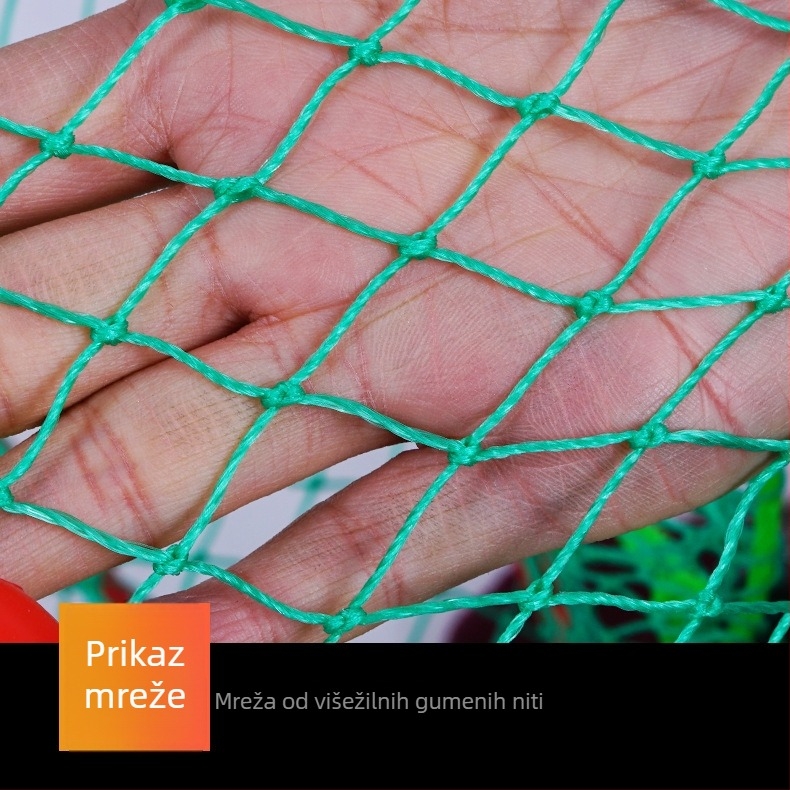 Torba za morski ribolov s tri plutnja, plovna, sklopiva i prijenosna – mreža od ljepilo-žice