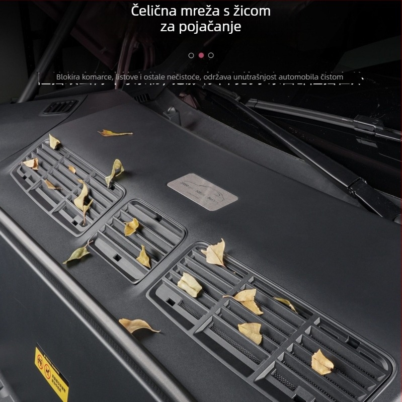 Za Xiaomi YU7 – Prednji poklopac motora s mrežom za zaštitu od kukaca za dovod zraka, zaštita motorne komore od prašine – modifikacijski dodatak