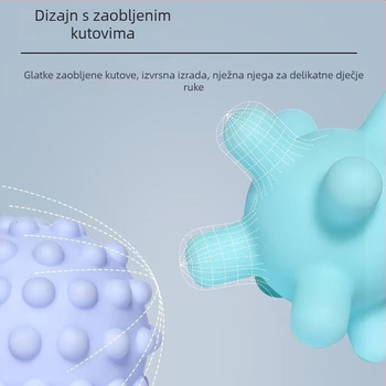 Vinilna dječja hvataljka lopta s glazbenom funkcijom, 6 komada u pakiranju, vodena igra za držanje, za djecu 4–6 godina
