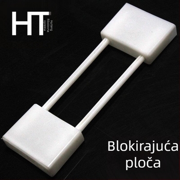 Set trostrane ribarske mreže s pločom za zaključavanje i plutajućom pločom