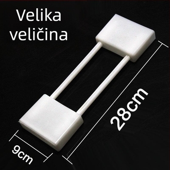 Set trostrane ribarske mreže s pločom za zaključavanje i plutajućom pločom