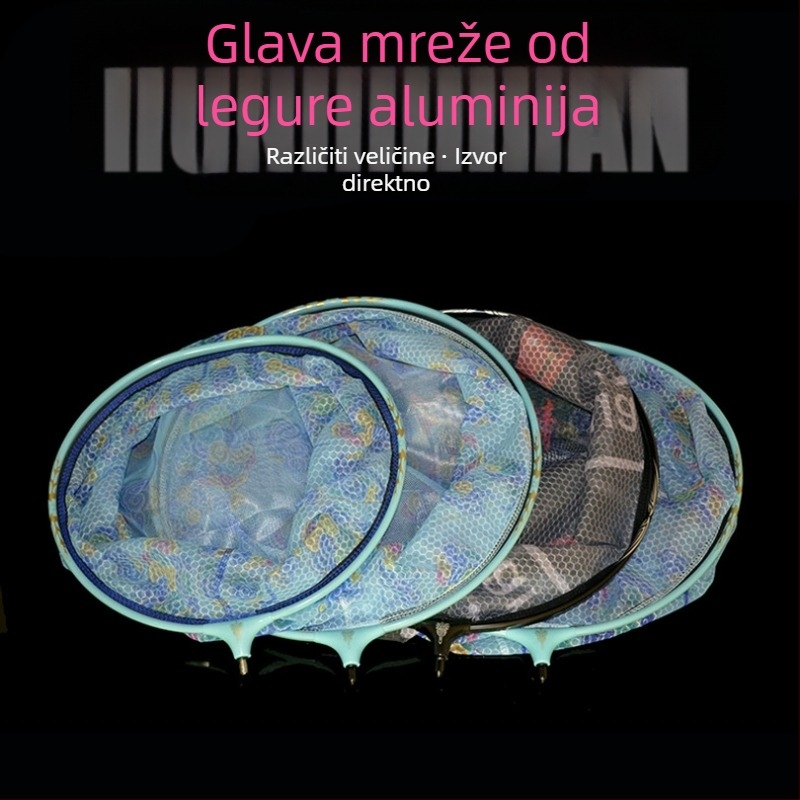 Hongchuan Glava mreže za ribolov, nepravilnog oblika, aluminijska zlitina