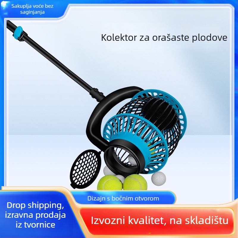 Uređaj za sakupljanje lopti za stolni tenis, teleskopska duljina s prilagodbom, čelična konstrukcija, 1 kg, Feng Yida