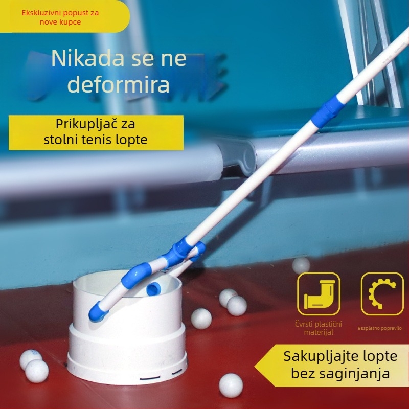 Rintifia Uređaj za prikupljanje lopti za stolni tenis — 700 g, Materijal 21561418344, Pogodno za stolni tenis i badminton