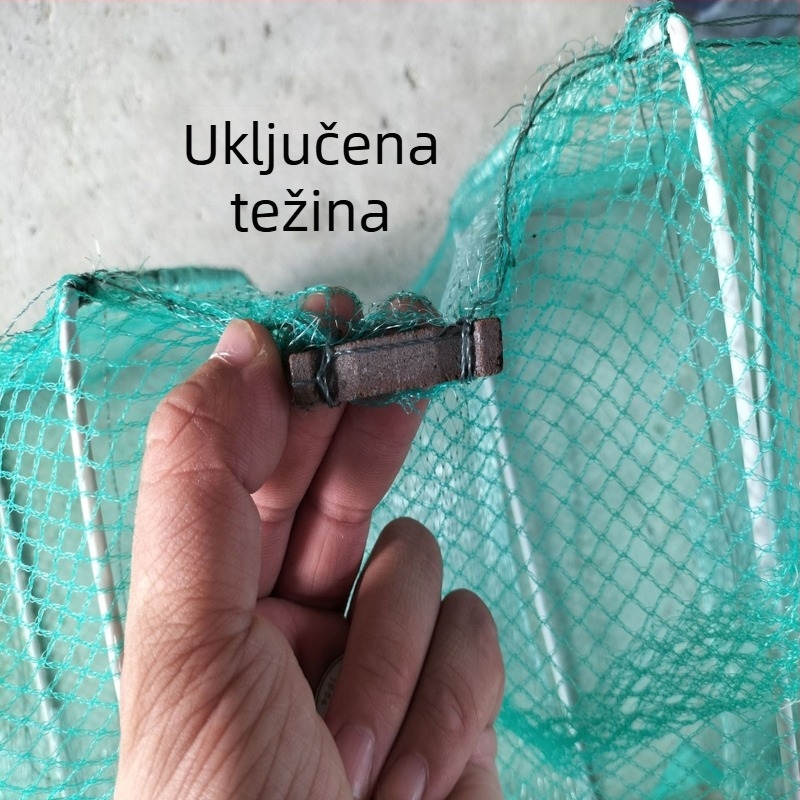 Sklopive kutije za škampe i jastoge, uzgojne kutije, kutije za ribe, mreže za različite vodene organizme, višestruke mreže za ribolov