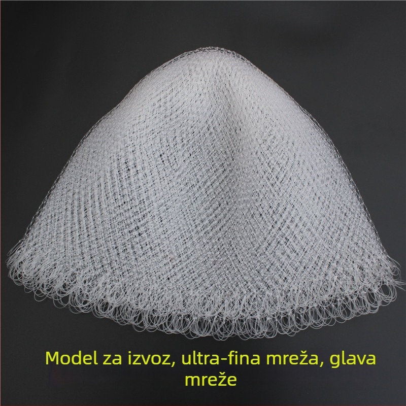 Bijela monofilna mreža za ribolov, gusta mreža i mala oka, tkanina ribarske opreme