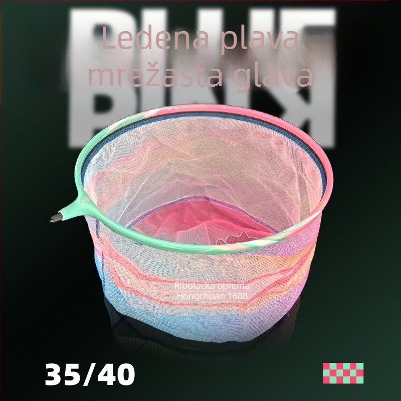 Glava mreže za ribolov s zamjenjivom mrežom, gusta mreža, lagana (Materijal mreže: mreža; Nosivost: 5 kg; Dubina: 20 cm)