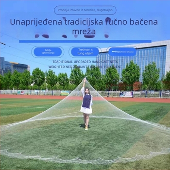 Kuhong Ručno bačena tradicionalna mreža za ribolov, najlon materijal, klasičan stil