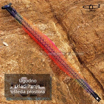 Glava mreže za ribolov Litu, ugljik, sklopivi dodatak, fiksna orijentacija