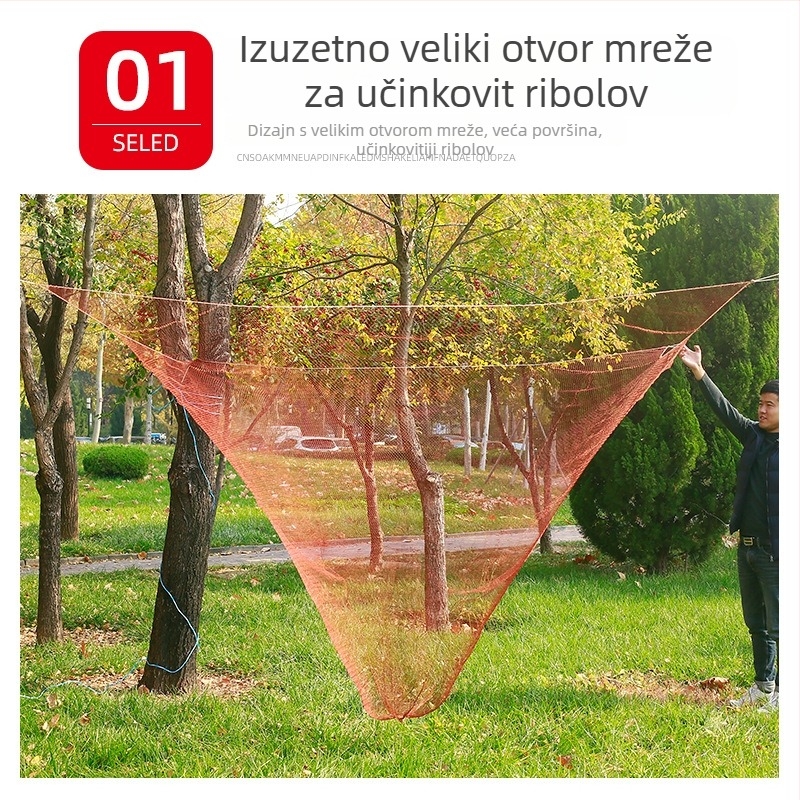Haitong ribolovni pribor – kutijasti tip podizne mreže, najlon
