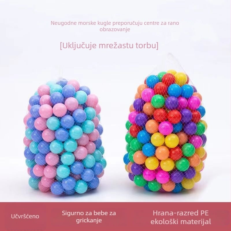Ocean Ball Dječja igračka za kupanje, plastična kugla za žvakanje, šarena ambalaža, 3C potvrda 2023152202047939