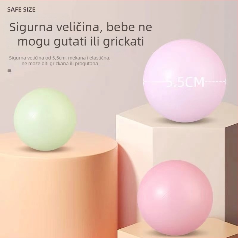 Ocean Ball Dječja igračka za kupanje, plastična kugla za žvakanje, šarena ambalaža, 3C potvrda 2023152202047939