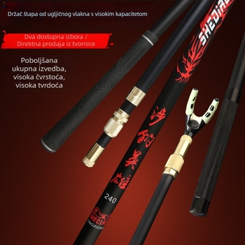 Karbonski držač za ribarski štap, višestruka rotacija, dvostruka uporaba, branda Chuangjia