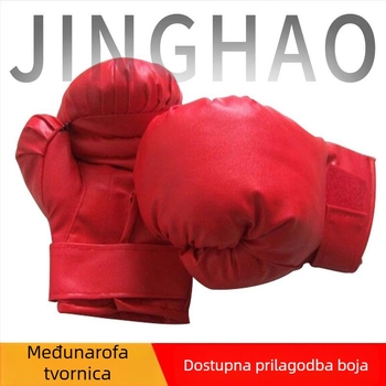Boxerske rukavice Jing Hao, PU materijal, vertikalni stil, težina 0.23 kg