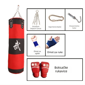 Boxerska vreća za trening, viseći tip, 5-15 kg, model 001, materijal Oxford PU