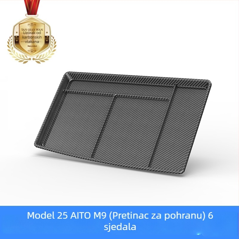 TPV karbonski uzorak prostirka za pretinac prtljažnika za Huawei Aito M5/M7/M8/M9 – vodonepropusna i otporna na habanje