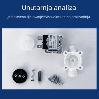 Ventil za čišćenje vode marke Midea, elektromagnetski ventil za odvod, bakrena spirala, dizajn brzog priključka