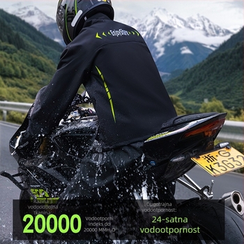 Kišni pončo za motocikl, 2025 teški kišni pončo s podijeljenim dizajnom za dostavljače, pogodan za motocikle i električna vozila