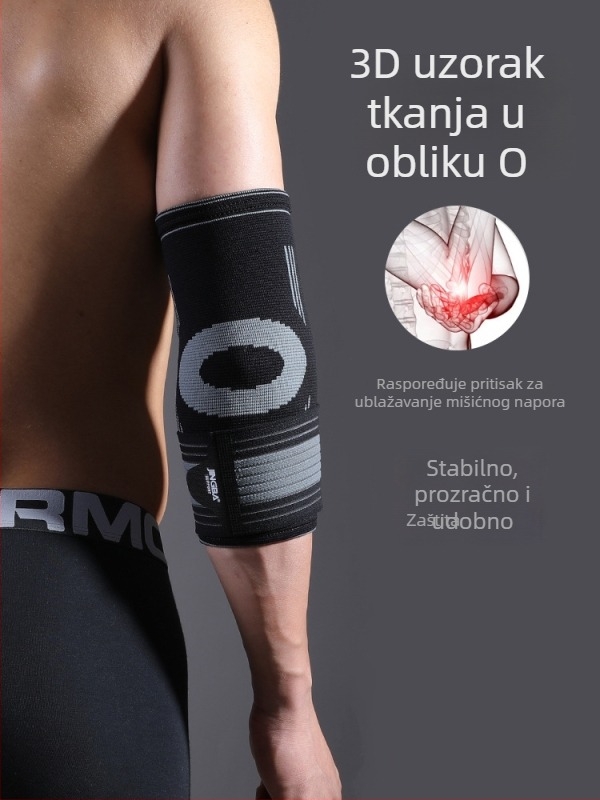 Lakatni zaštitnik za sport – najlon, zaštita lakta, pogodno za košarku, dizanje utega, boksa, Pakiranje 200 kom