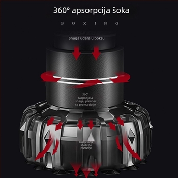 Boxerska vreća s vertikalnim dizajnom, PU materijal, težina 10 kg, model Customized 02, oprema za Taekwondo
