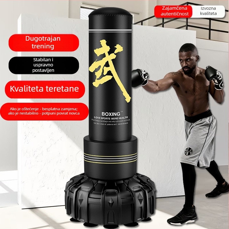 Boxerska vreća s vertikalnim dizajnom, PU materijal, težina 10 kg, model Customized 02, oprema za Taekwondo