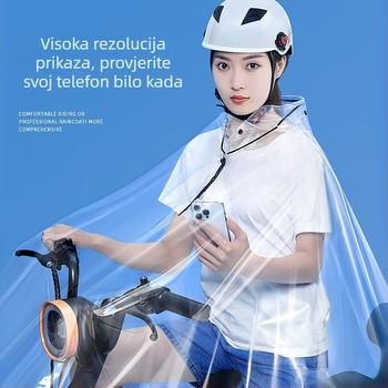 PVC lagani kišni pončo za odrasle vozače motocikala i električnih bicikala