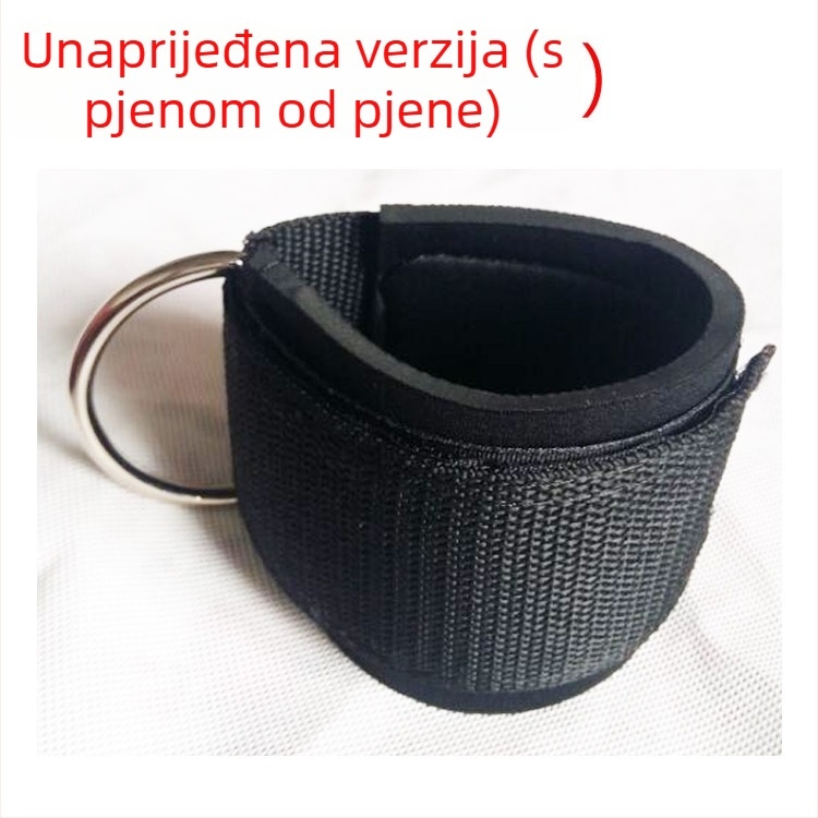 Remenje za gležanj za trening nogu – pamuk, kopča za gležanj, elastično uže, atletika