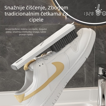 Četka za obuće i odjeću — mekane dlačice, plastična konstrukcija, za kućnu upotrebu, ne oštećuje odjeću, 120 komada u kutiji