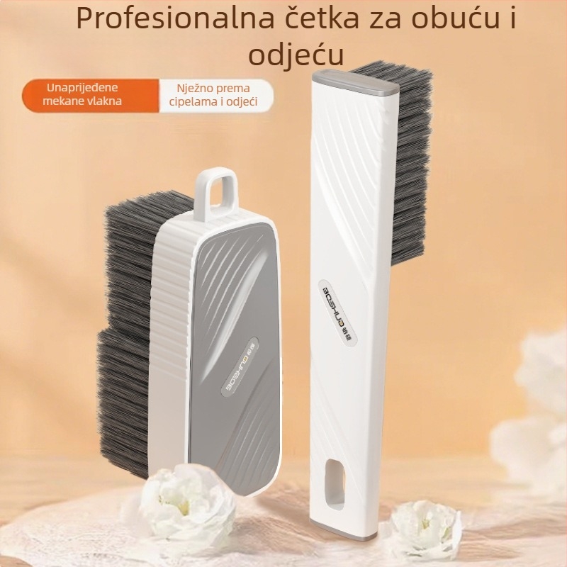 Četka za obuće i odjeću — mekane dlačice, plastična konstrukcija, za kućnu upotrebu, ne oštećuje odjeću, 120 komada u kutiji