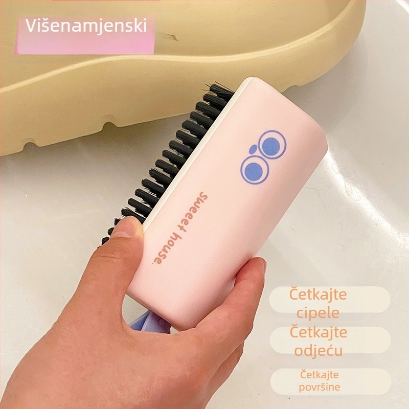 Četka za cipele s finim mekanim dlačicama, kratka drška, otpornost na habanje, deodorirajuća i dezinficirajuća, vlakna od plastičnog navoja, Diwei