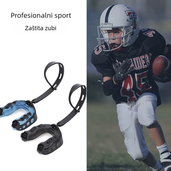 Zaštitnik zuba za sport – EVA, univerzalna uporaba, pogodno za rugby, boks, taekwondo i košarku.