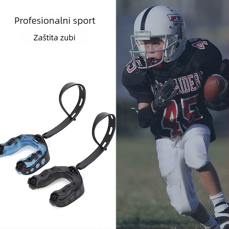 Zaštitnik zuba za sport – EVA, univerzalna uporaba, pogodno za rugby, boks, taekwondo i košarku.