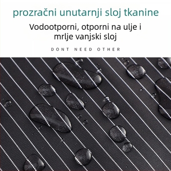 Kuhinjska pregača – vodootporna, kompozitni materijal, bez rukava, moderni minimalistički dizajn