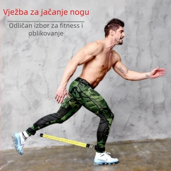 Noga elastično uže za Taekwondo trening s kaišem za gležanj – TPES materijal, standardna specifikacija, fitness oprema