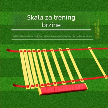 Brza ljestvica za trening agilnosti – PP materijal, prilagodljiva obrada, trening alat za nogomet