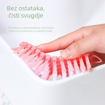 Kuhinjska četka za čišćenje sudopera – savitljiva, bez mrtvih kutova, višenamjenski alat za čišćenje (Plastika, 54 g, 240 kom., 2025)