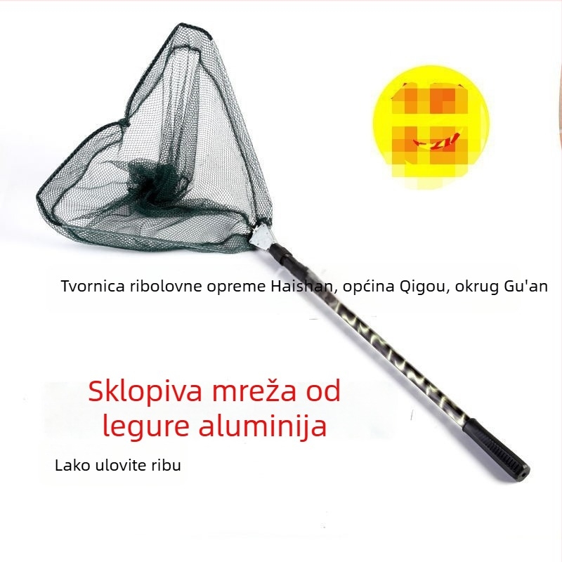 Aluminijska trokutasta mreža za ulov s glavom mreže