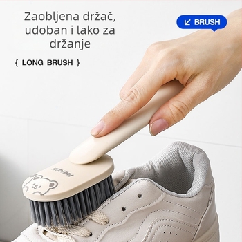 Četka za cipele s dugim držalom za dezinficiranje, PET+PP materijal, Brocade products, moderan jednostavan stil.