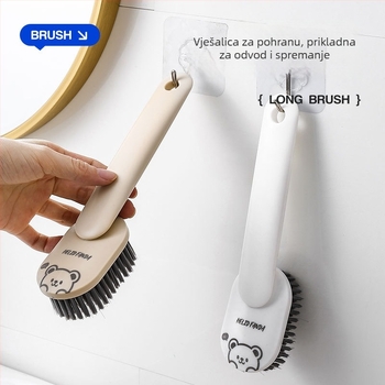 Četka za cipele s dugim držalom za dezinficiranje, PET+PP materijal, Brocade products, moderan jednostavan stil.