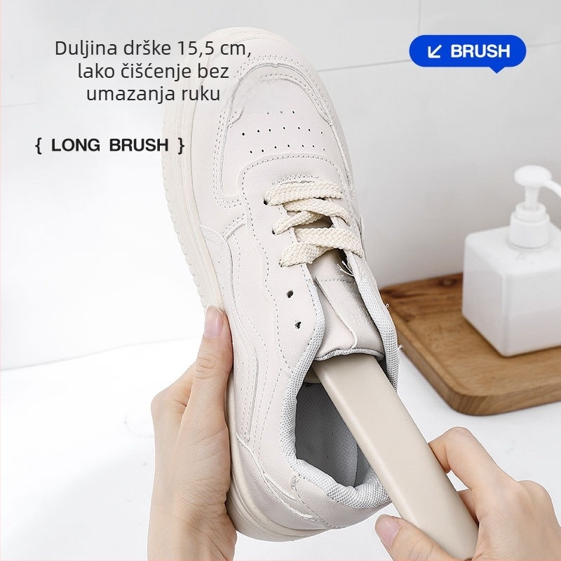 Četka za cipele s dugim držalom za dezinficiranje, PET+PP materijal, Brocade products, moderan jednostavan stil.