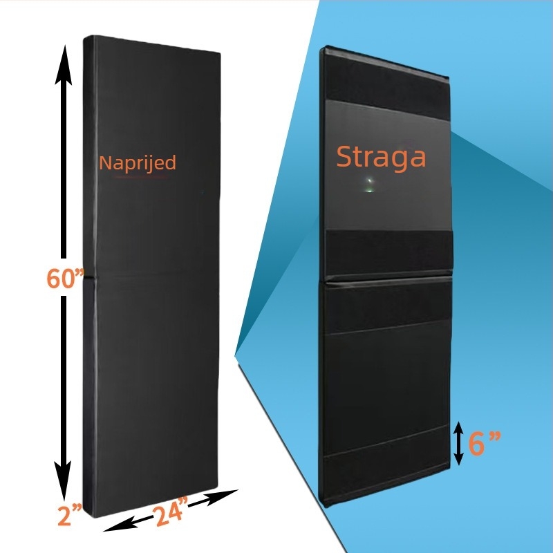 Fitnes podloga za zid – sklopiva, debela za trbušne vježbe, zaštita zida, Pearl Cotton