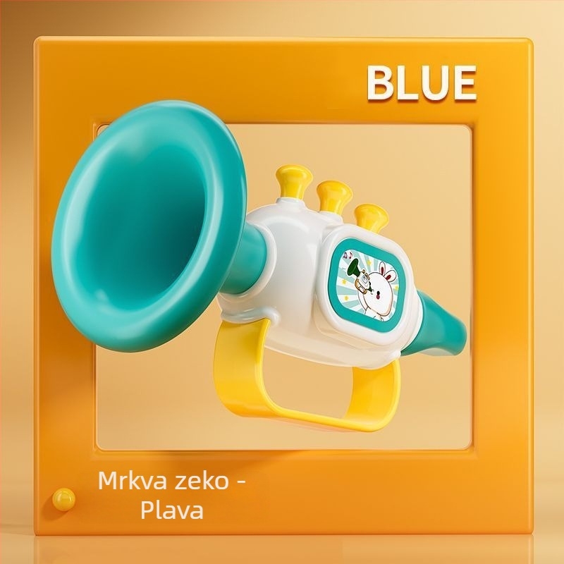 Dječja glazbena igračka: mini truba i usna harmonika, ABS materijal, marka Yisirui, za djecu 0–3 godine