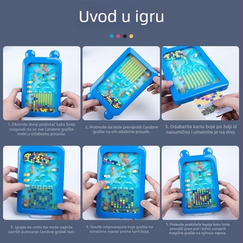 Igračka labirint kuglica za djecu — ručna, interaktivna, više igrača, plastična, uzrast 4–14 godina