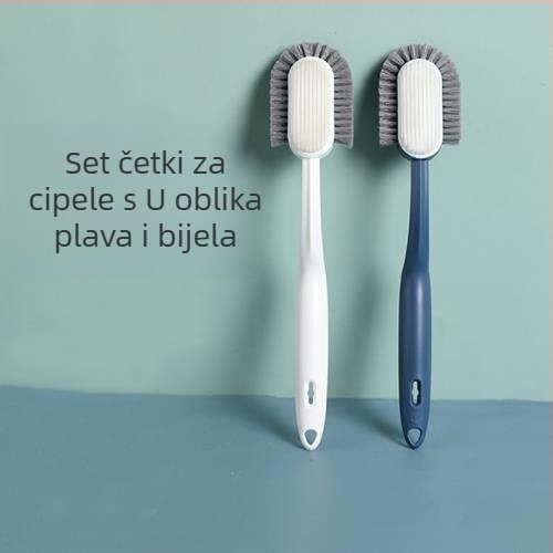 Četka za cipele s dugačkom drškom i mekanim dlačicama – njega, dezinfekcija, otpornost na habanje, moderni minimalistički stil