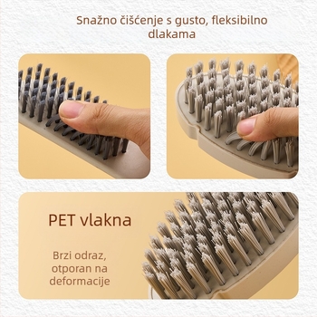 Plastična četka za cipele s mekanim dlačicama za dezinficiranje – višenamjenska kućna četka za čišćenje