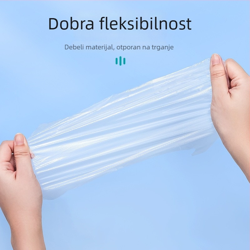 Jednokratne čarape za stopala s debelom maskom za njegu kože, vodootporna zaštita stopala s prozirnim filmom, plastična maska za ruke