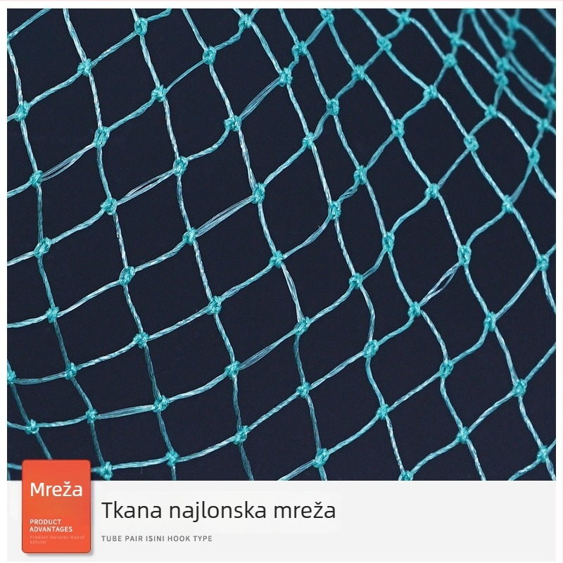 Hurricane najlon mrežna glava za ribarsku mrežu, mala oka
