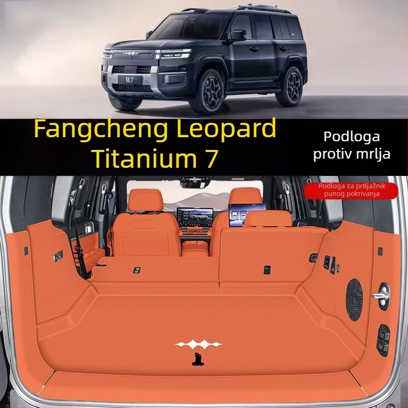 Podloga za prtljažnik Fangchengbao Titanium 7 – potpuno pokriće, unutarnja prilagodba